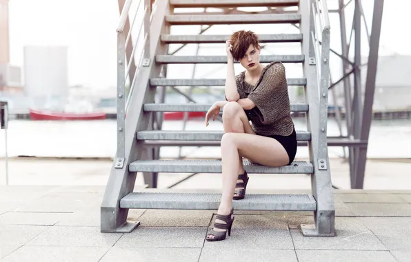 Summer, style, street, ladder, Sandra, fashion, Sandra