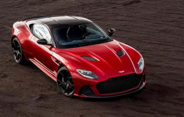 Aston Martin, DBS, Superleggera, front view, 2018