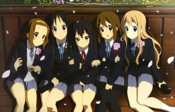 Picture class, k-on, the issue, m & e, ritsu, moogie, Azusa