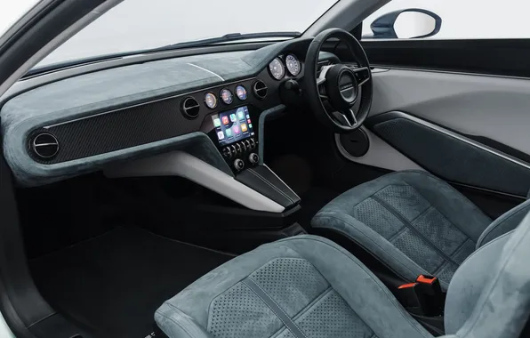 Caterham, electric, the interior of the car, sports car, 2023, Project V, Caterham Project V