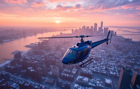 Flight, aviation, technique, helicopter, AI art, neural network