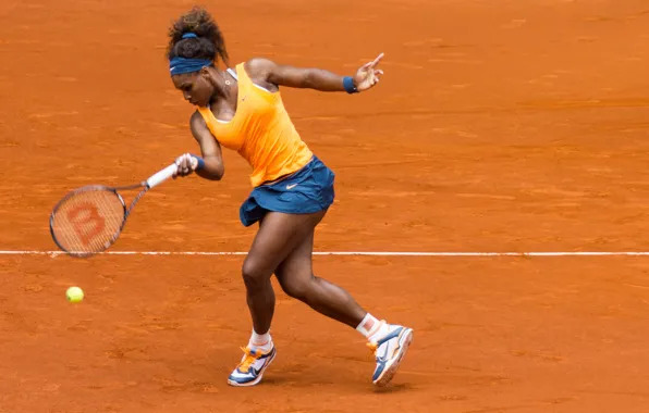 Picture tennis, court, Serena Williams