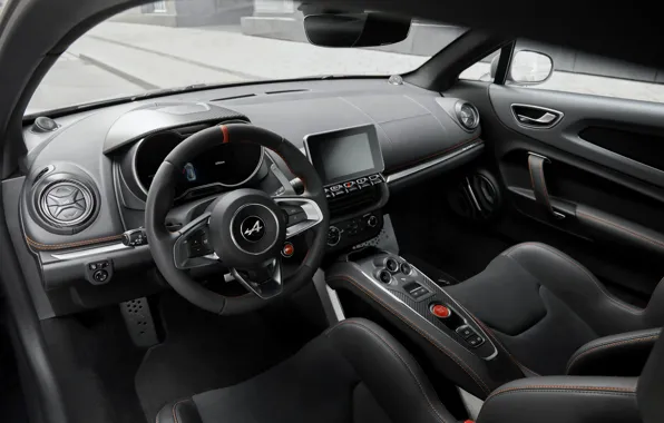 Picture coupe, interior, Alpine, 2019, A110S