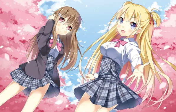 Picture girl, anime, art, Koi Suru Kanojo no Bukiyou na Butai