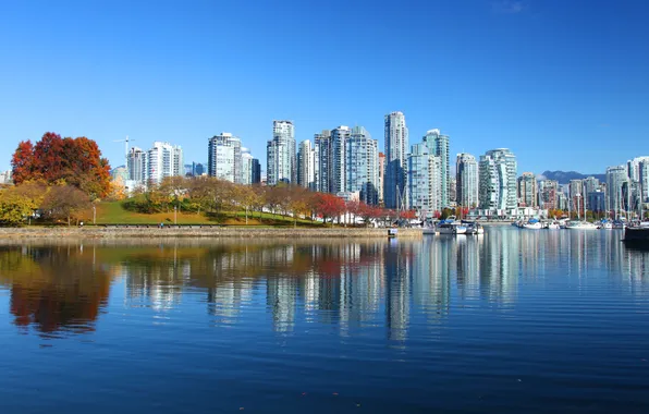 Picture vancouver, skyline, real, yaletown