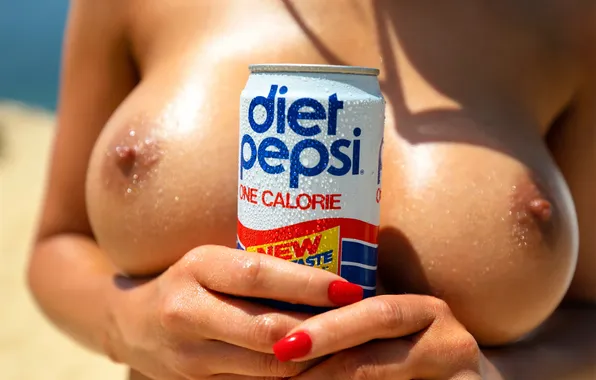 Beach, erotic, chest, naked, heat, Pepsi, Amalie Olufsen