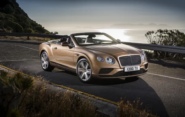 Road, Bentley, Continental, Bentley, continental, GTC, 2015