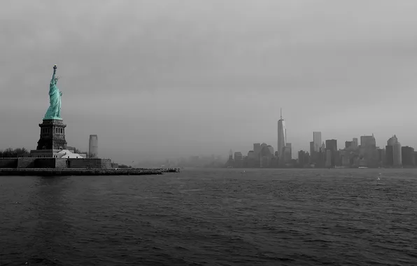 Picture Manhattan, New York City, statue, Liberty