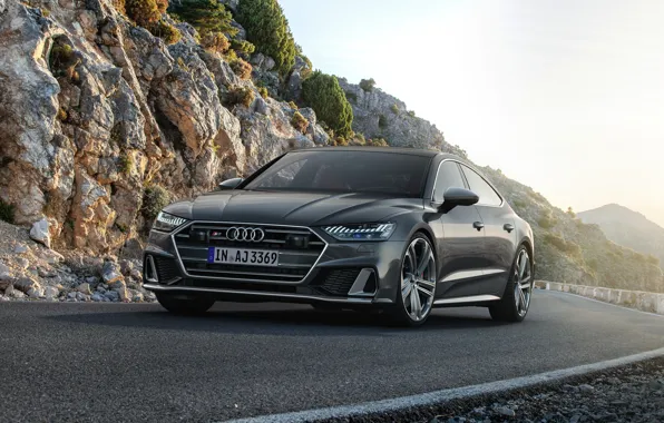 Audi, Audi A7, on the road, 2019, S7 Sportback