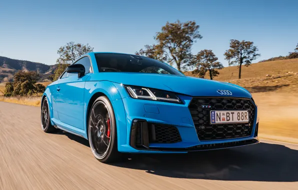 Picture Audi, blue, Audi TTS Coupe, TT