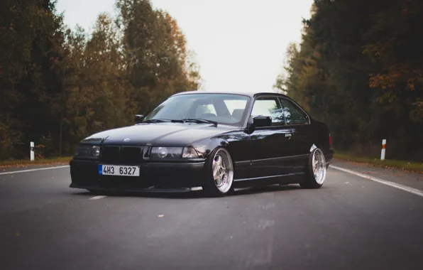 Picture Road, BMW, BMW, oldschool, 3 series, E36, Stance