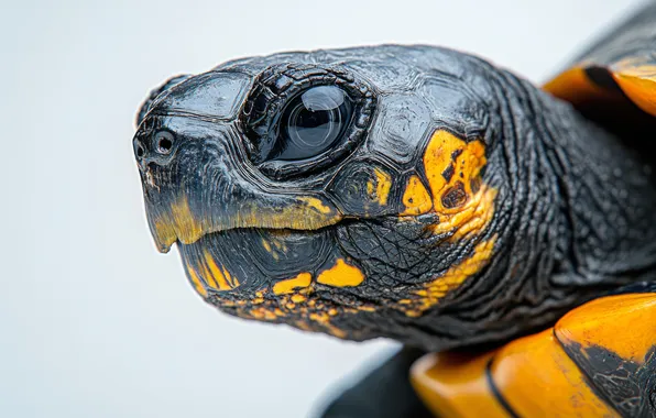 Look, face, turtle, portrait, light background, bokeh, AI art, neural network