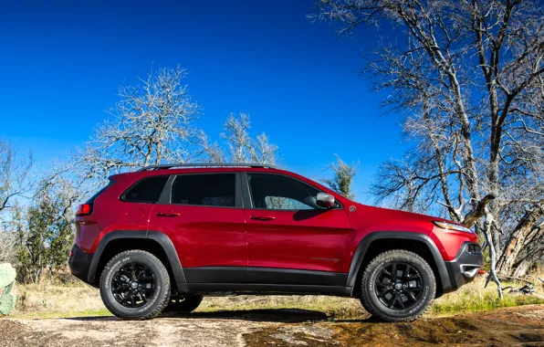 Auto, jeep, side view, Jeep, Cherokee, Trailhawk