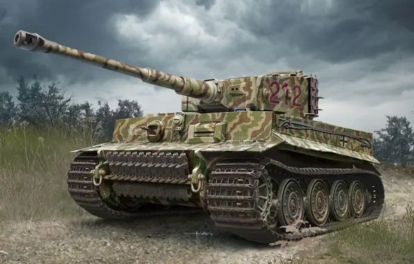 Germany, Tank weapon, Heavy tank, Armor, Pz. VI ausf E