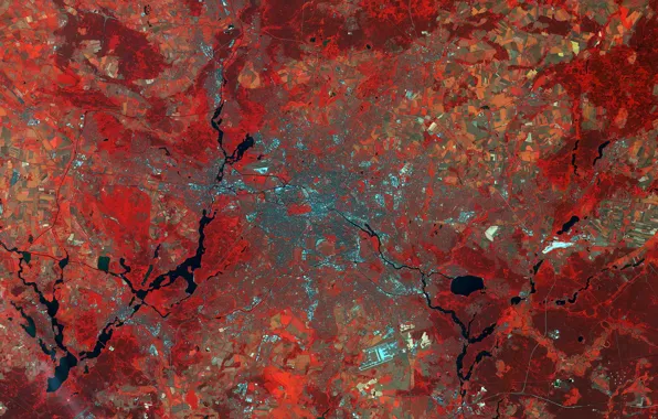 Germany, Berlin, Earth from space, Sentinel-2A
