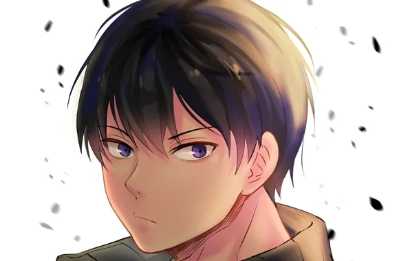 Wallpaper look, art, guy, Volleyball, Haikyuu, Kageyama, Tobio, by  baramuscles for mobile and desktop, section сёнэн, resolution 1920x1080 -  download