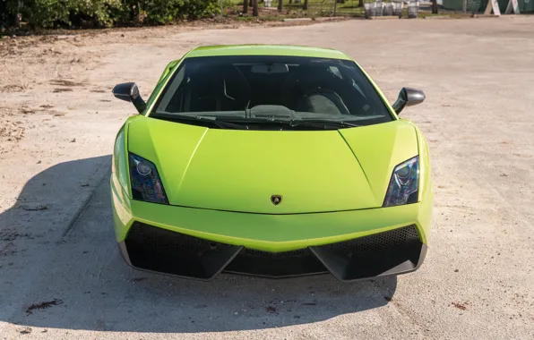 Picture Lamborghini, Gallardo, front view, Lamborghini Gallardo LP 570-4 Superleggera