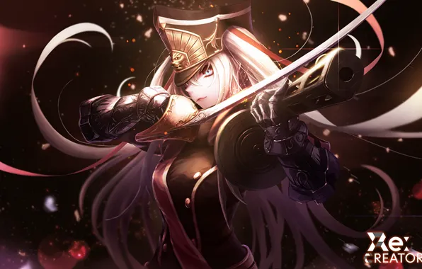Picture girl, anime, art, Re. Creators