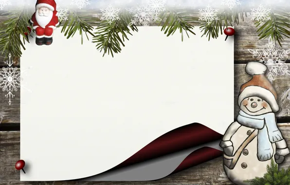 Winter, snowflakes, sheet, paper, holiday, toy, Board, Christmas