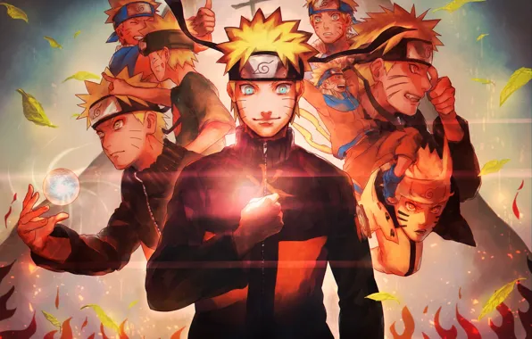 Anime, art, guy, Naruto, Naruto Uzumaki