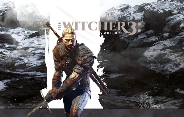 Picture sword, beard, Geralt of Rivia, Geralt z Rivii, CD Projekt RED, The Witcher 3: Wild …