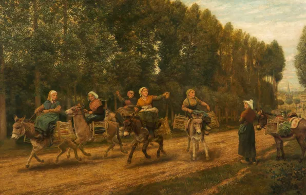 1876, Arthur Hughes, Lazy vendor