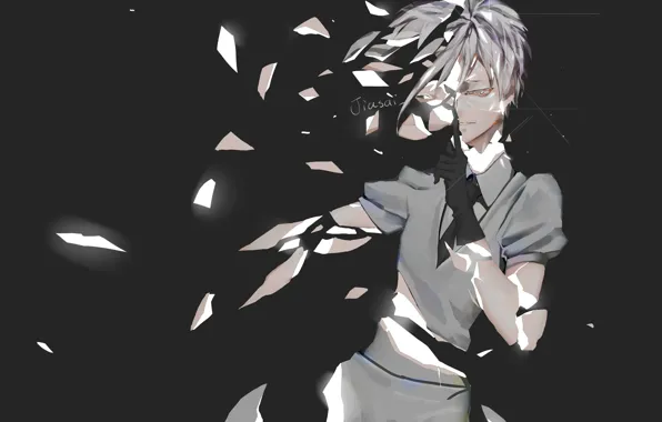 Look, girl, fragments, background, anime, crumbles, House no Kuni, Country Gems