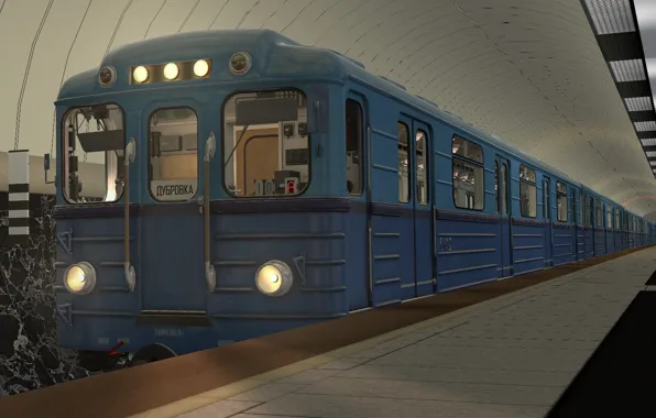 Wallpaper Metro, Garry'S Mod, Metrostroi, Metrostroi, Garry'S Mod.