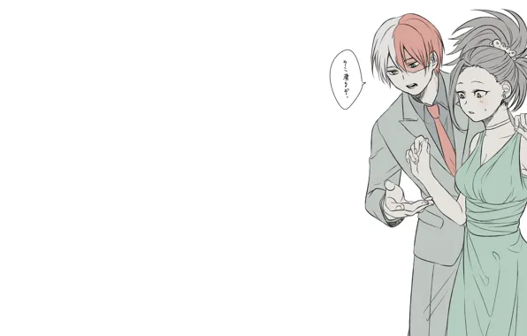 Romance, pair, two, My Hero Academia, Boku No Hero Academy, My Hero Academy