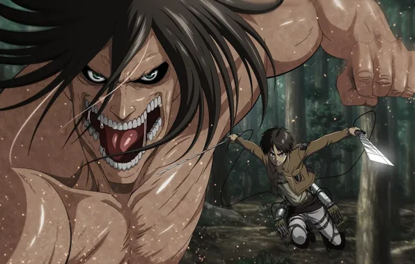 Sword, game, forest, soldier, big, anime, power, katana