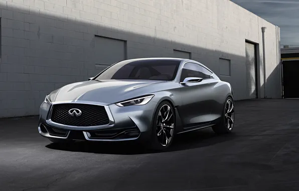 Picture coupe, vector, Infiniti