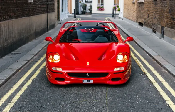 Ferrari, F50, Ferrari F50, headlights