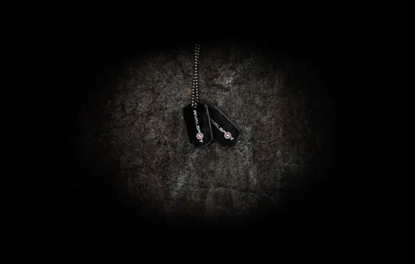 Black, medallion, badge, different