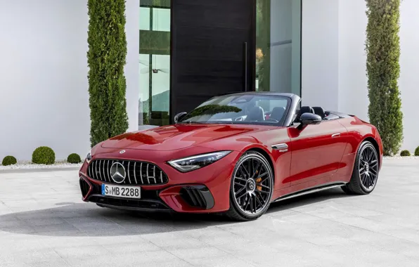 Mercedes, convertible, AMG, exterior, SL 63, 2022, Mercedes-AMG SL 63