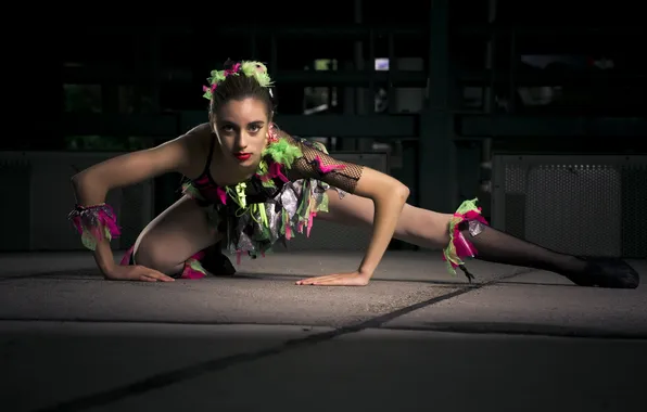 Girl, pose, dance