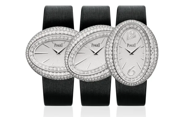 Watch, brand, diamond, PIAGET
