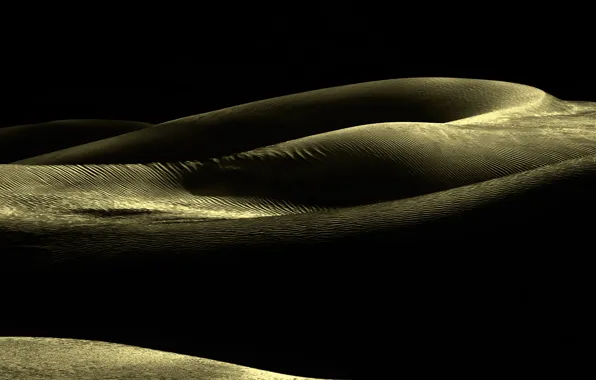 Sand, line, the dunes, curves