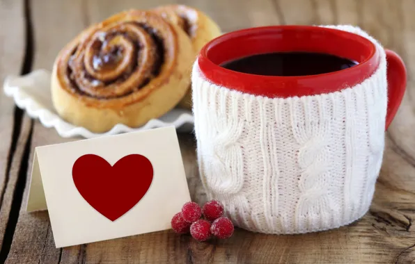 Picture love, heart, coffee, Cup, love, dessert, heart, sweet