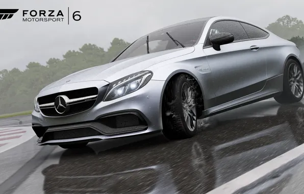 Picture Mercedes, AMG, Forza Motosport 6, Car Pack, The Mobil 1, C 63S Coupe