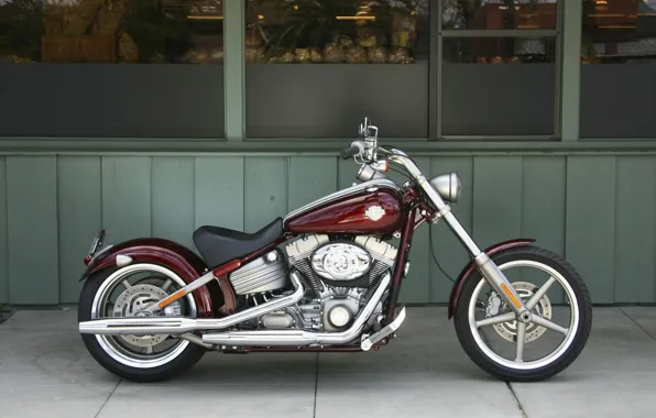 Motorcycle, Harley Davidson, Chopper, Rocker C