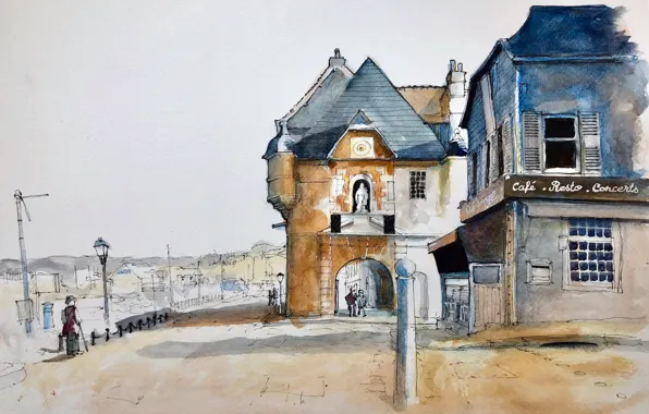 Figure, France, Honfleur, Lower Normandy