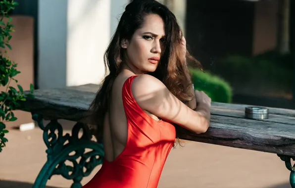 Girl, eyes, smile, beautiful, model, lips, face, hair