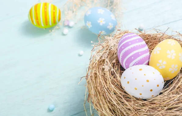 Wallpaper eggs, Easter, socket, eggs for mobile and desktop, section