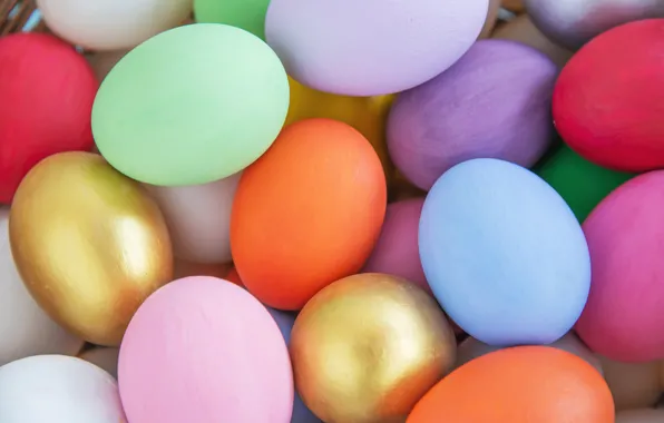 Eggs, Easter, colorful, eggs