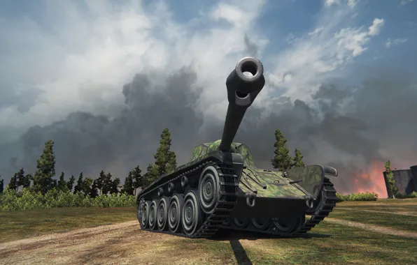 Picture Tank, Medium tank, World of Tanks, AMX tank destroyer, CDC