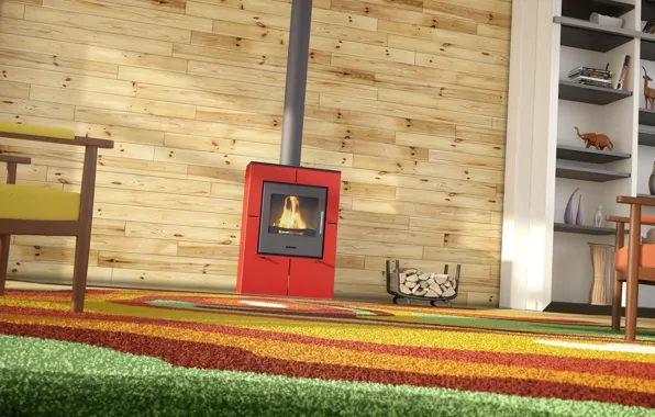 Design, style, carpet, interior, chairs, fireplace, living room