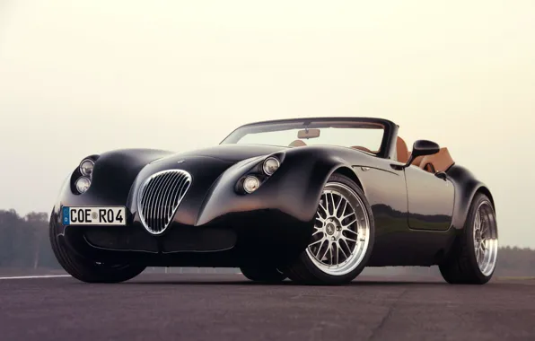 Car, Black, Wallpaper, Wiesmann Roadster MF4/MF4-S