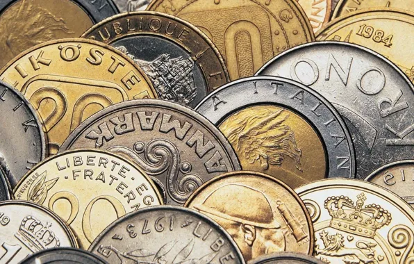 Metal, money, coins