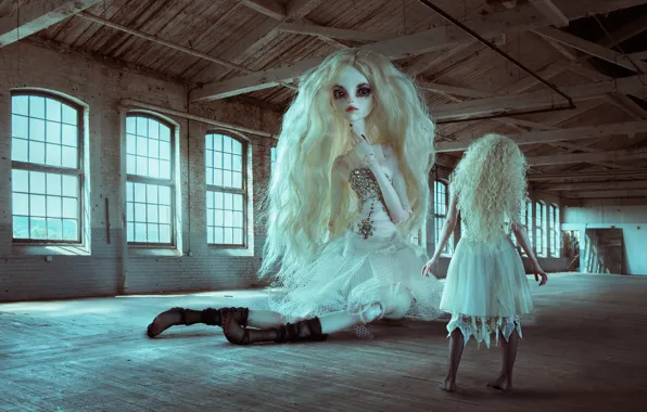 Girl, the situation, doll