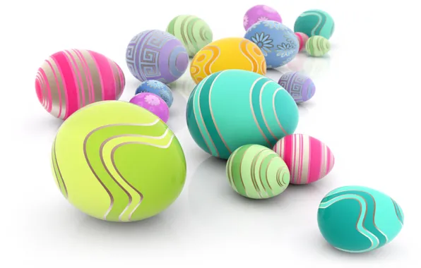 Graphics, eggs, Easter, background, color, Easter, eggs, Eggs